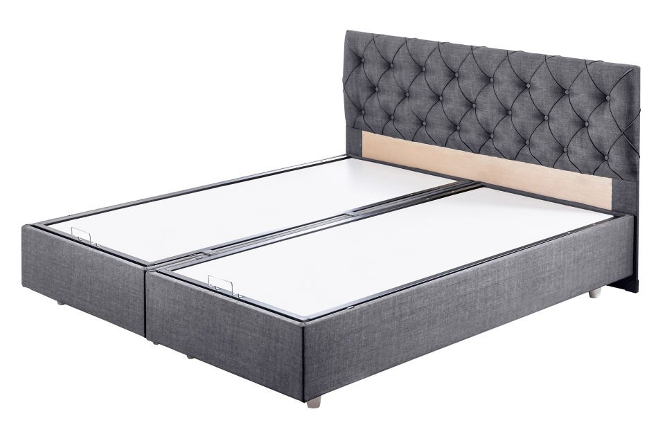 Eylül Baza Başlık Seti 160 x 200 - Gri