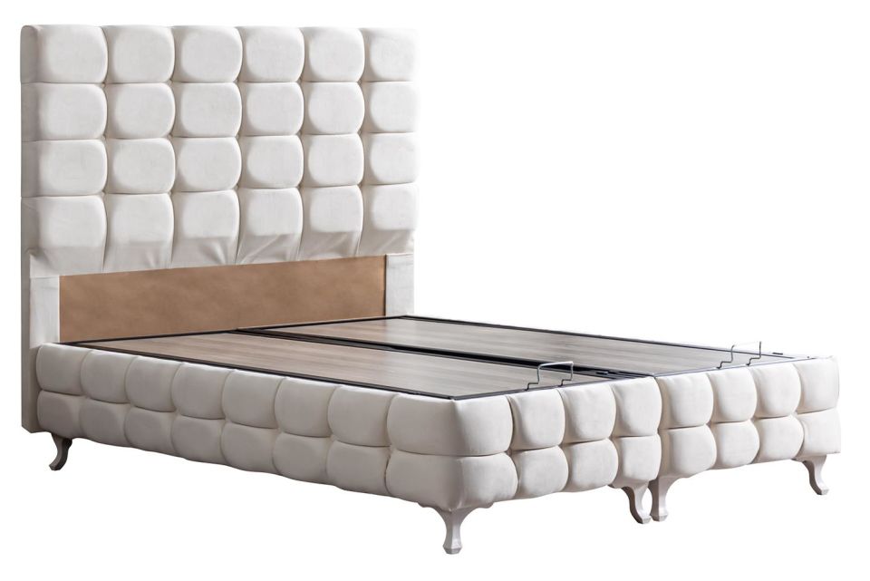 Duke Lux Baza Başlık Seti 140 x 190 - Krem