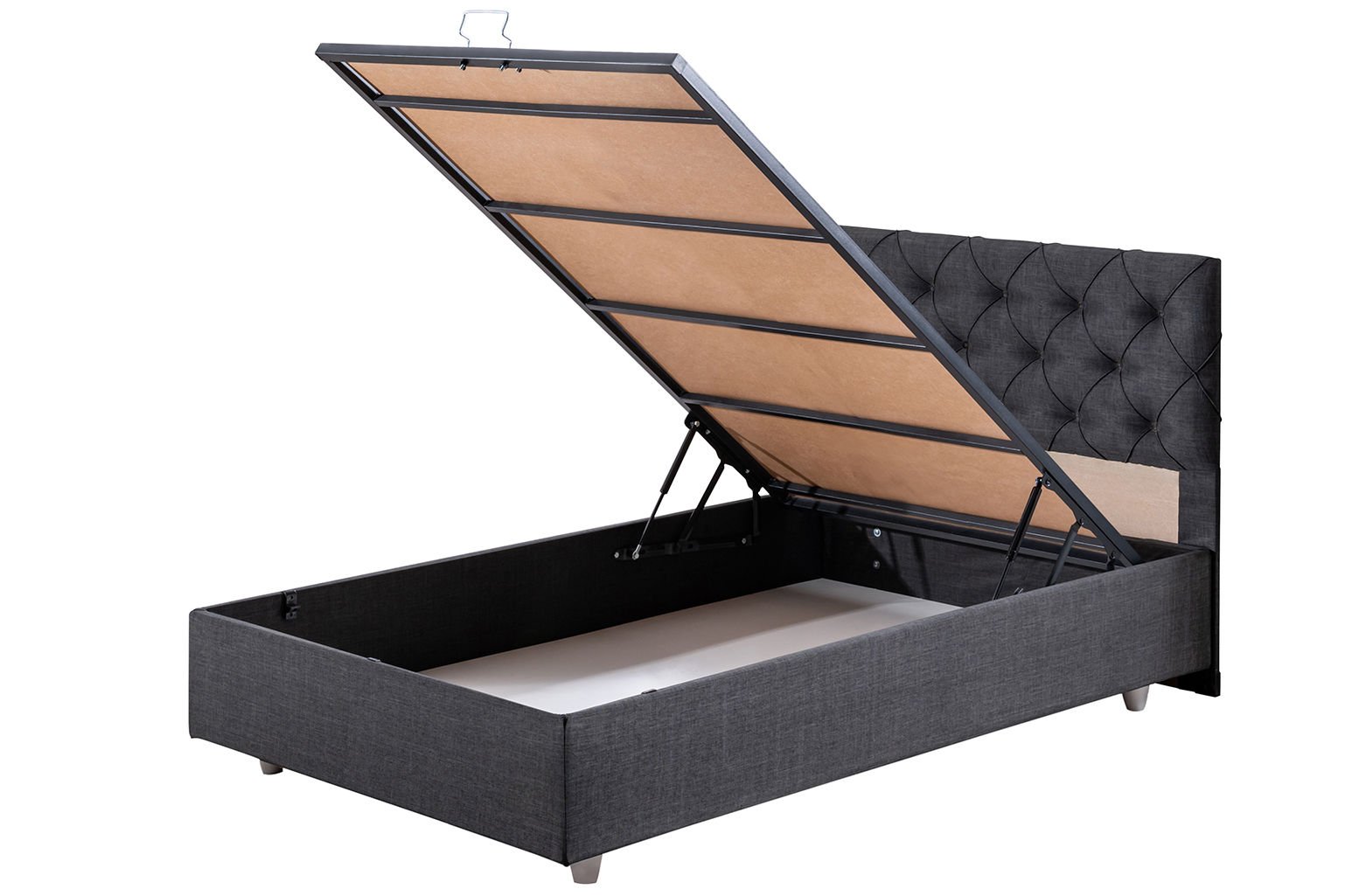 Eylül Baza Başlık Seti 90 x 200 - Antrasit