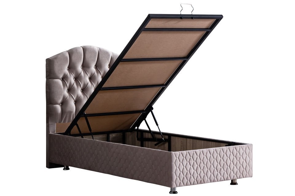 Zümrüt Baza Başlık Ortho Soft Yatak Seti 90 x 200 - Gri