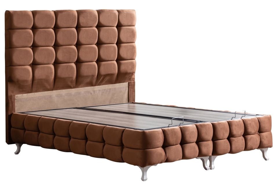 Duke Lux Baza Başlık Seti 160 x 200 - Açık Kahve