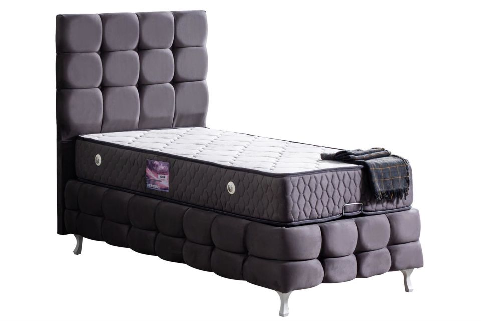 Duke Lux Baza Başlık Deluxe Yatak Seti 100 x 200 - Antrasit