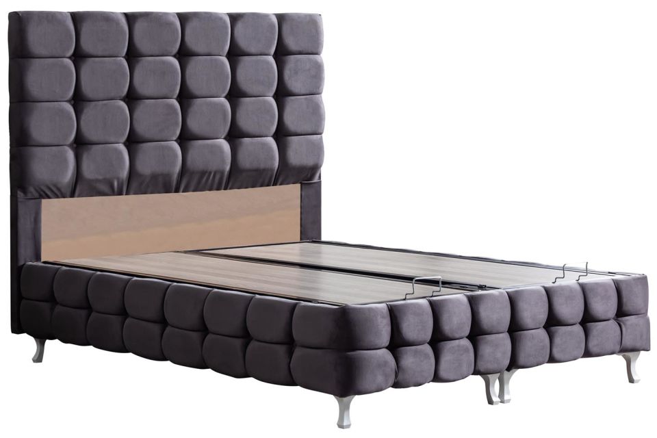 Duke Lux Baza Başlık Deluxe Yatak Seti 140 x 190 - Antrasit