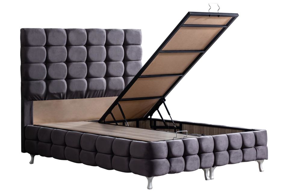 Duke Lux Baza Başlık Deluxe Yatak Seti 150 x 200 - Antrasit