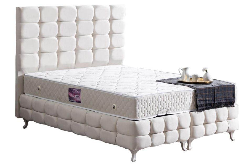 Duke Lux Baza Başlık Deluxe Yatak Seti 180 x 200 - Krem