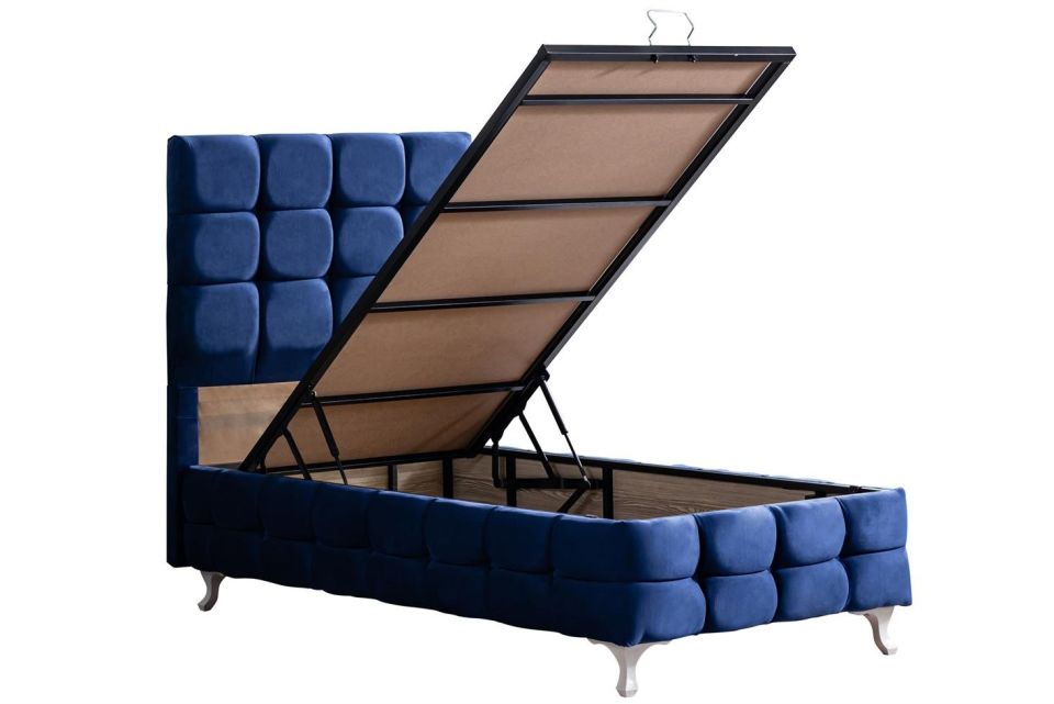 Duke Lux Baza Başlık Deluxe Yatak Seti 100 x 200 - Lacivert