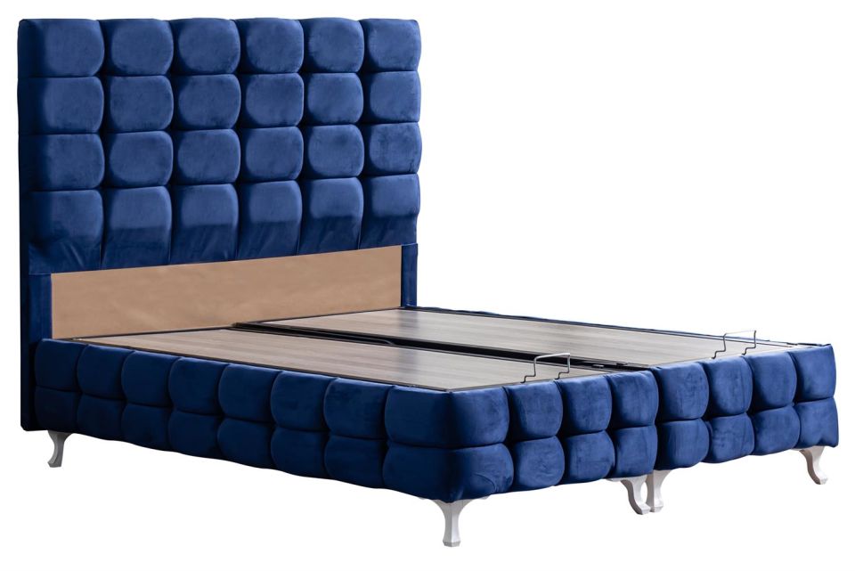 Duke Lux Baza Başlık Deluxe Yatak Seti 180 x 200 - Lacivert