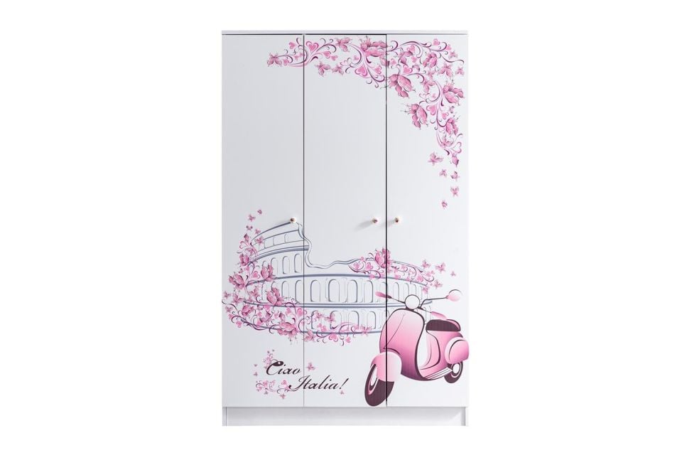 Pisa 3 Kapaklı Dolap