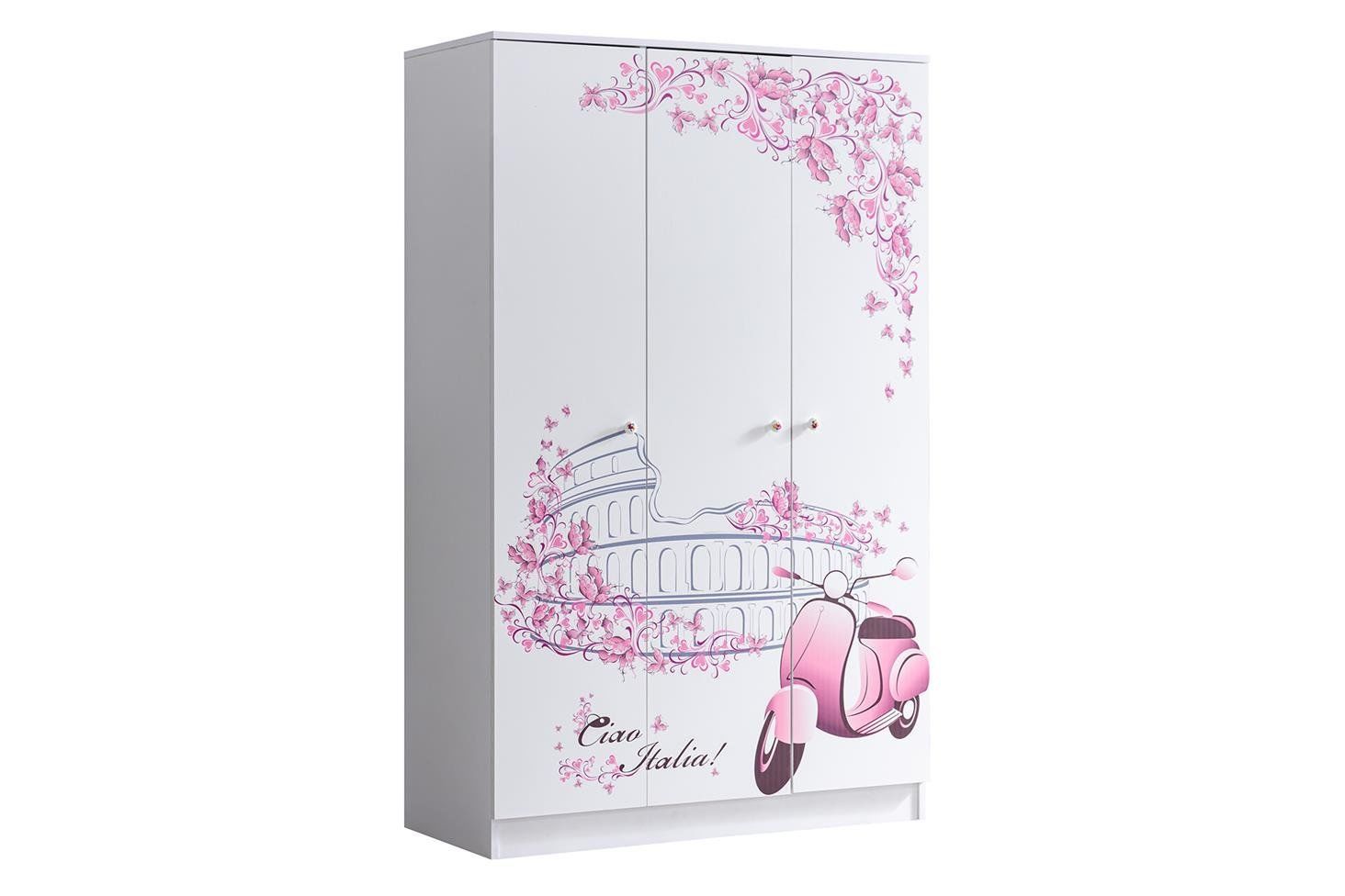 Pisa 3 Kapaklı Dolap