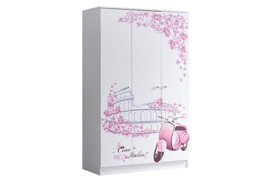 Pisa 3 Kapaklı Dolap