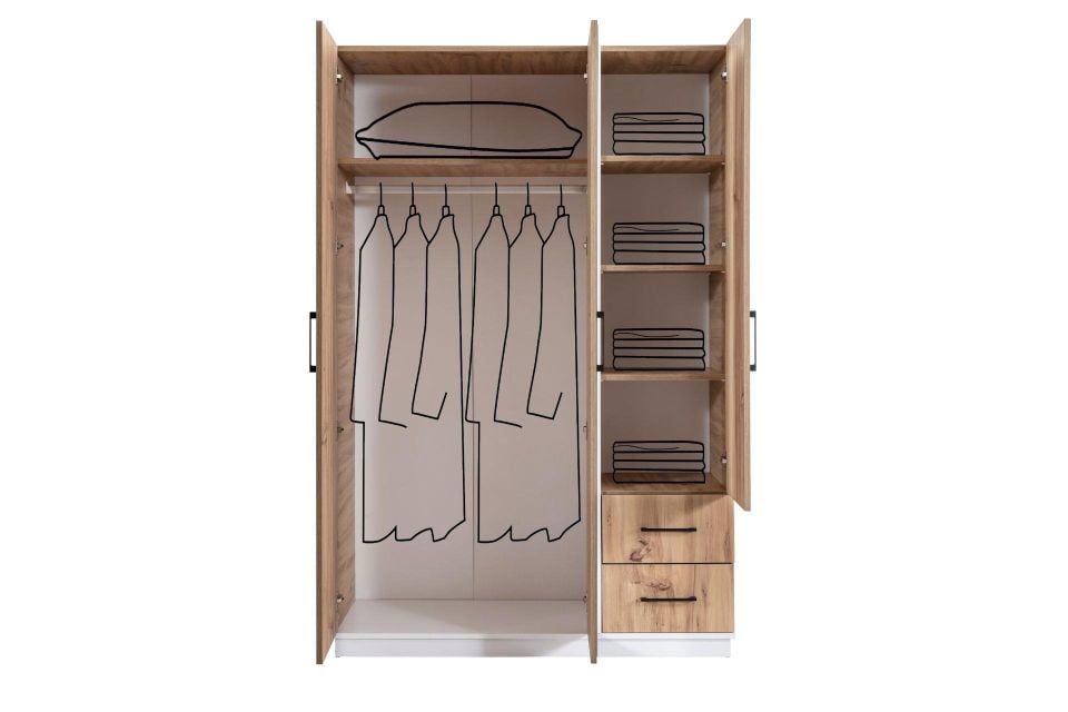 Efes 3 Kapaklı Dolap