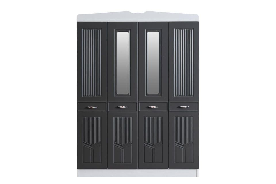 Cunda 4 Kapaklı Dolap