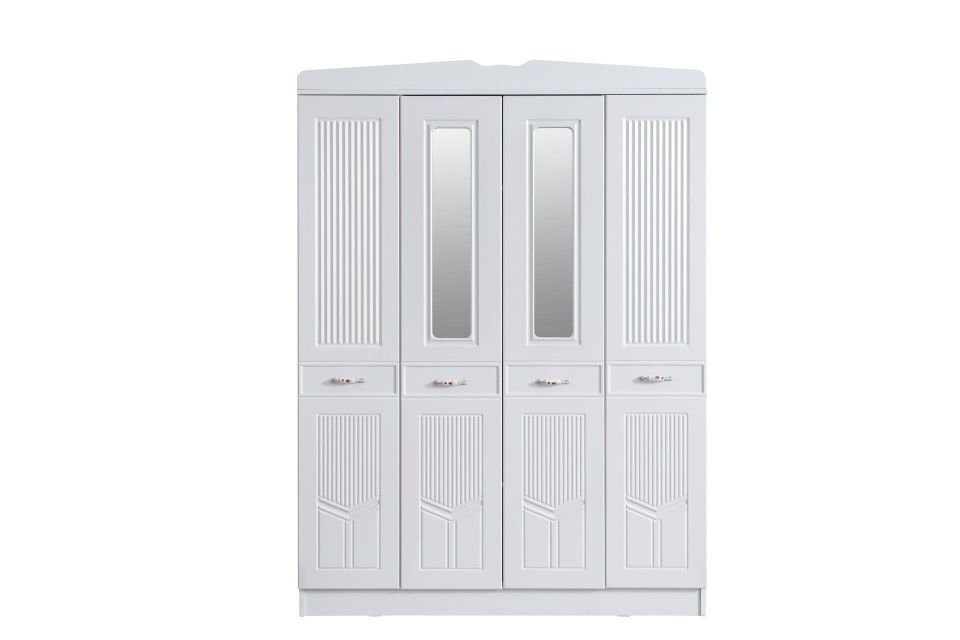 Cunda 4 Kapaklı Dolap