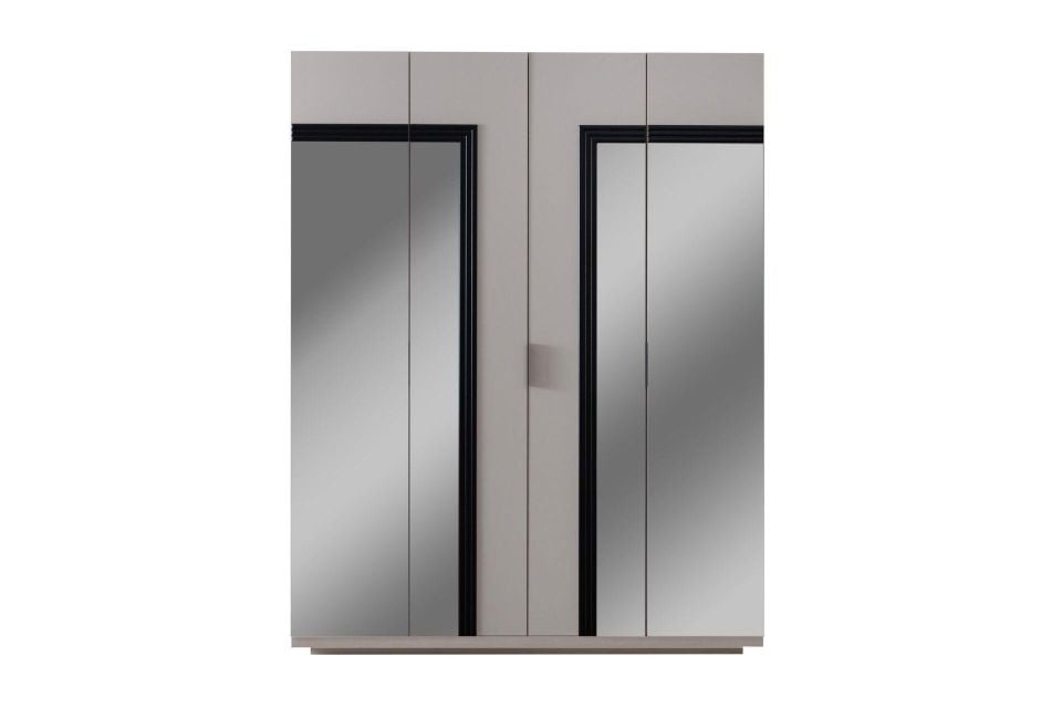 Vegnum 4 Kapaklı Aynalı Dolap