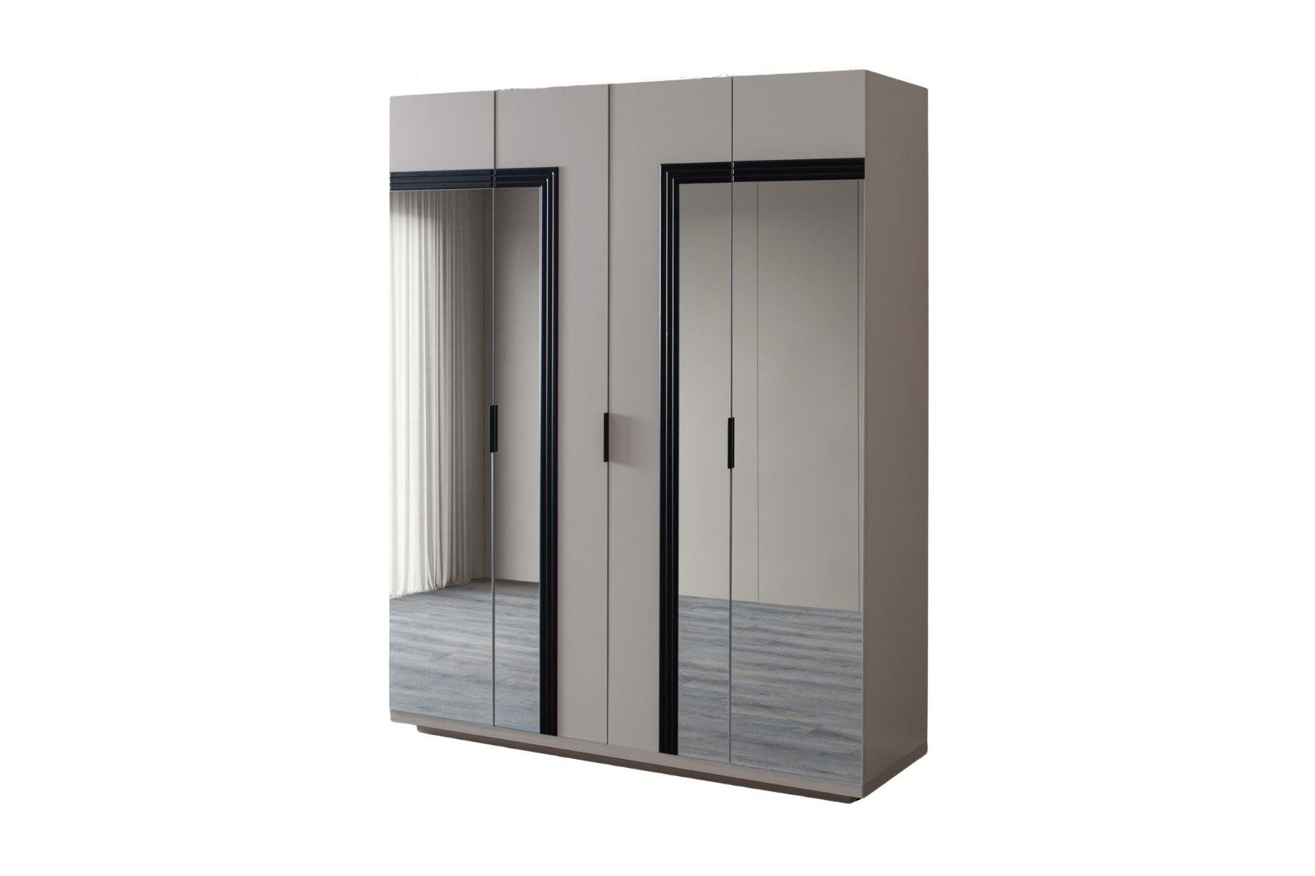 Vegnum 4 Kapaklı Aynalı Dolap