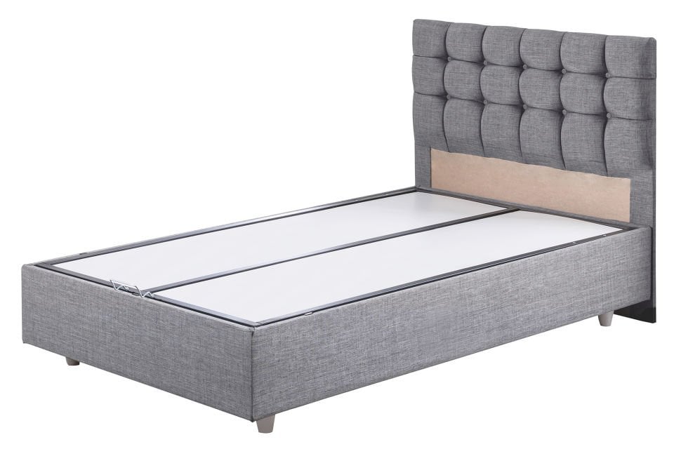 Venedik Baza Başlık Seti 90 x 190 - Açık Gri
