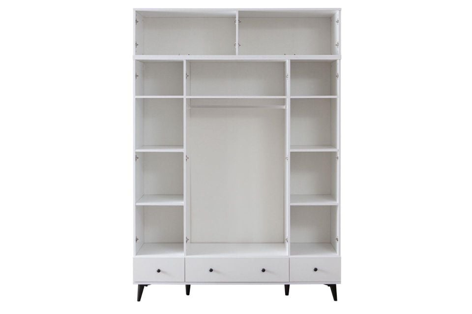 Bianca 4 Kapaklı Aynalı Dolap ve Yüklük