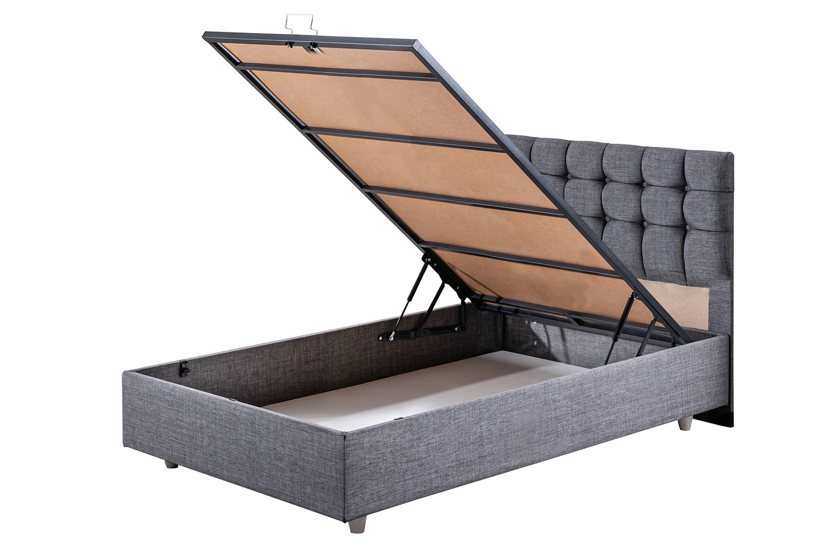 Venedik Baza Başlık Seti 120 x 200 - Gri