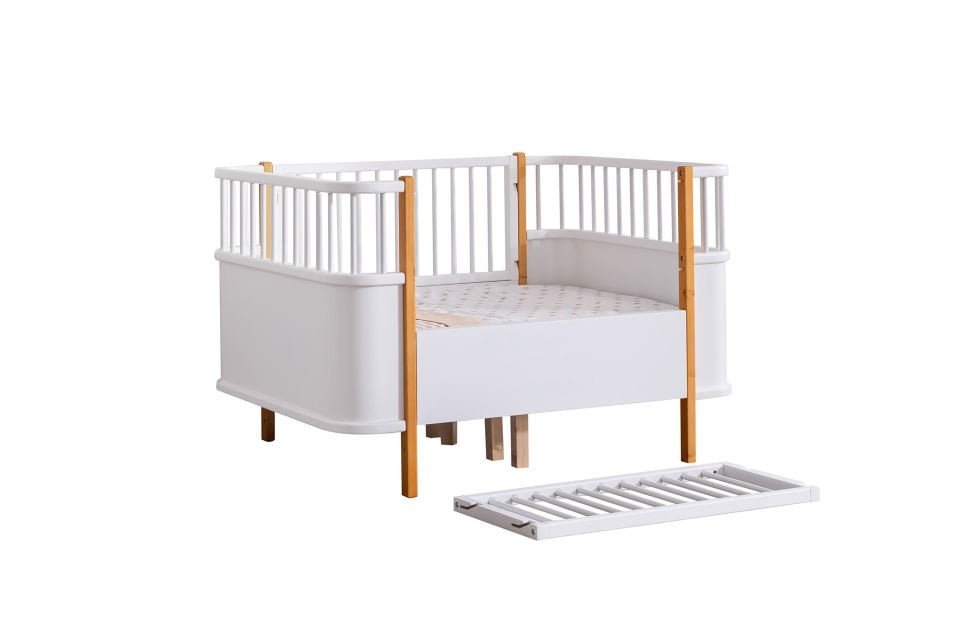 Bella Büyüyen MDF Beşik Sabit - Ceviz