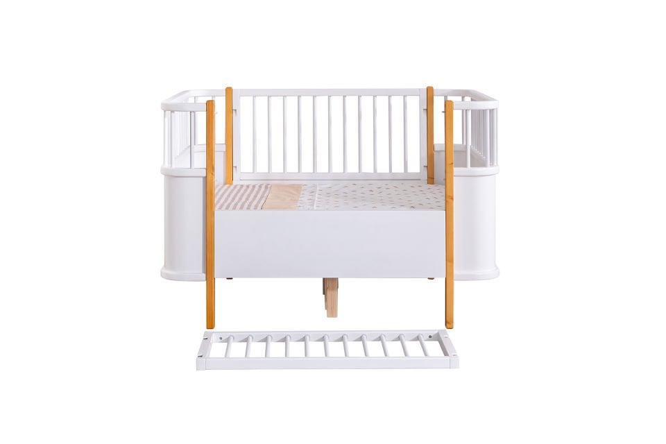 Bella Büyüyen MDF Beşik Sabit - Ceviz