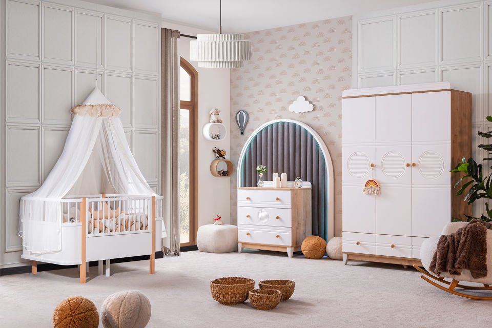 Bella Bebek Odası Takımı - Ceviz