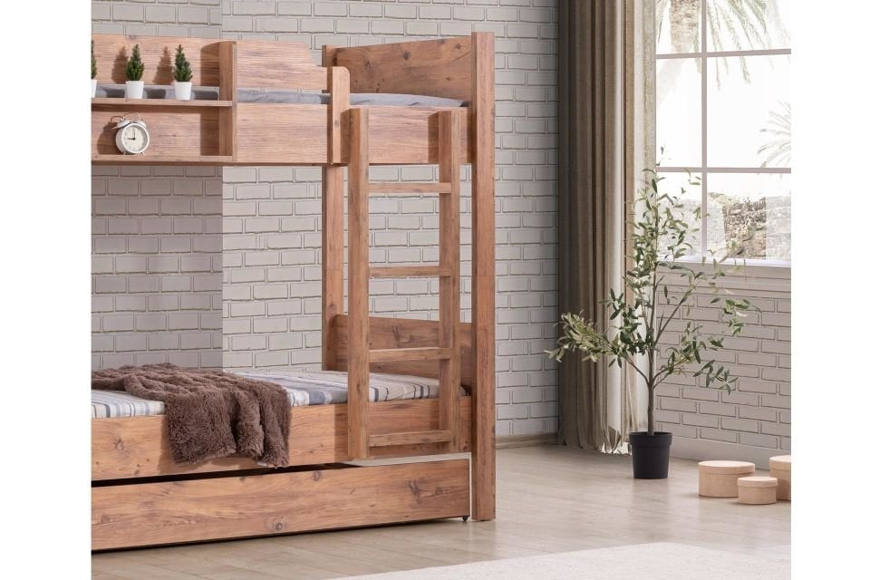 Asya Ayrılabilir Yavrulu Ranza - Ceviz