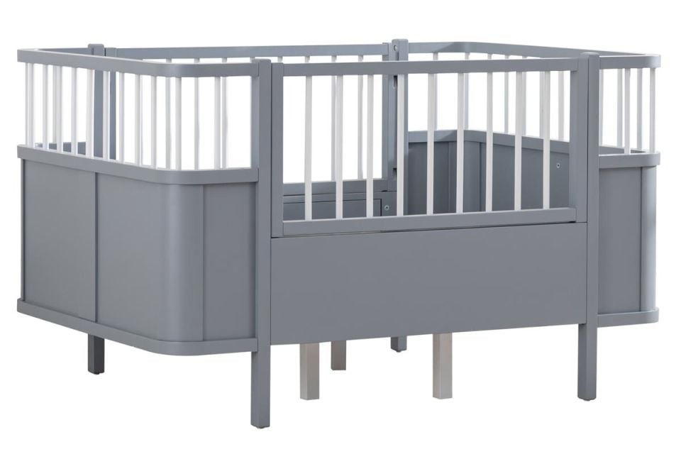 Siesta Büyüyen Beşik 90x130 / Siesta Karyola 90x190 - Antrasit