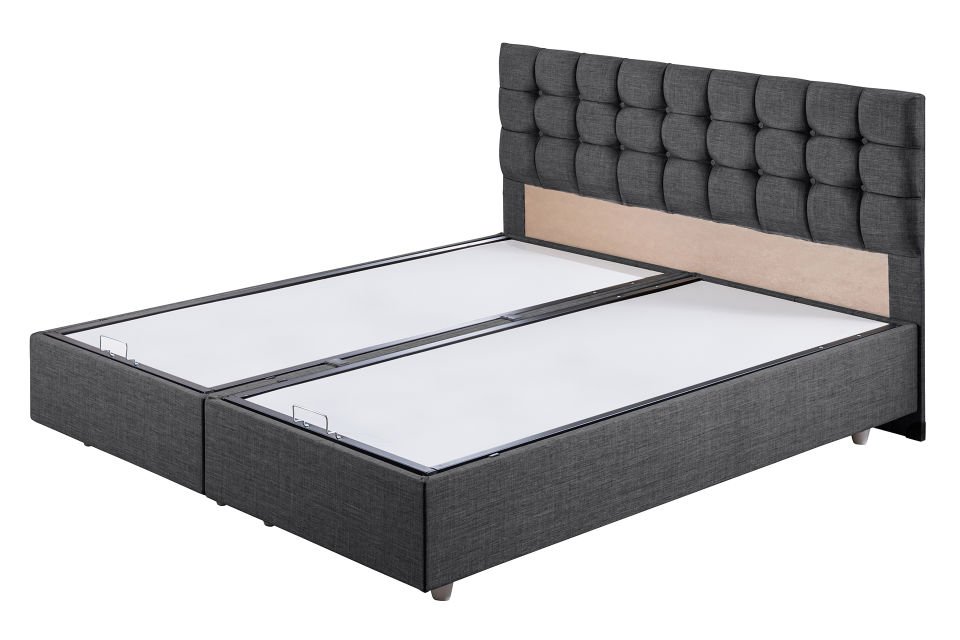 Venedik Baza Başlık Seti 160 x 200 - Antrasit