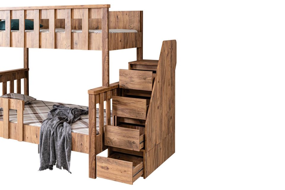 Deluxe Ayrılabilir Ranza - Ceviz