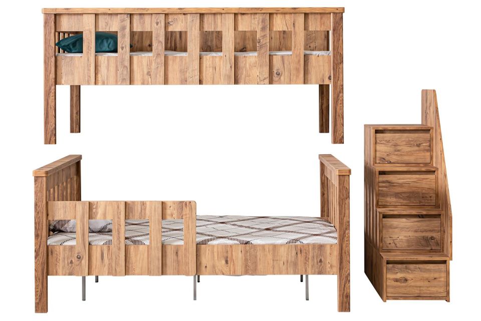 Deluxe Ayrılabilir Ranza - Ceviz