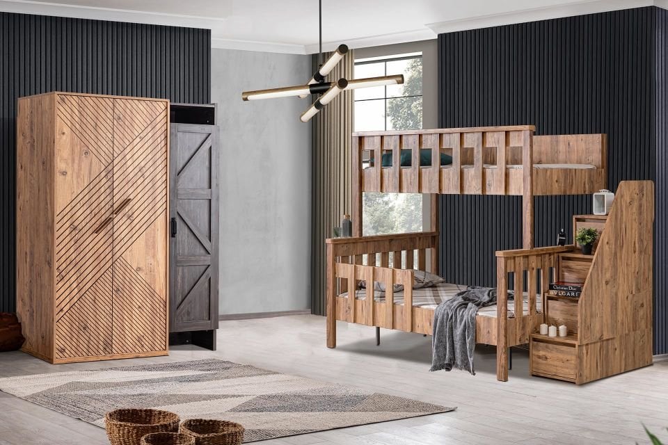 Deluxe Ayrılabilir Ranza + Elit Dolap