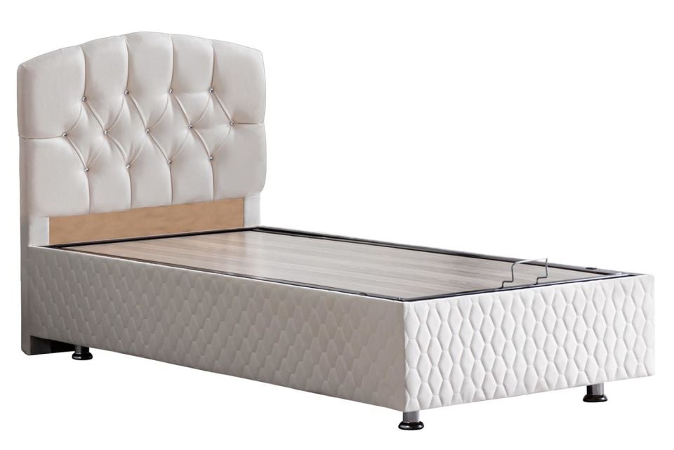 Efes Baza Başlık Comfort Yatak Seti 120 x 200 - Krem