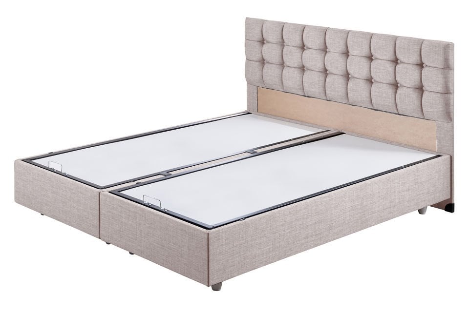 Venedik Baza Başlık Seti 160 x 200 - Krem