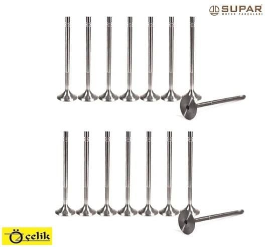 DAEWOO NUBIRA 1.4 BENZİNLİ SUBAP TAKIMI ( EMME + EGZOZ ) - SUPAR 96376980 - 96896007