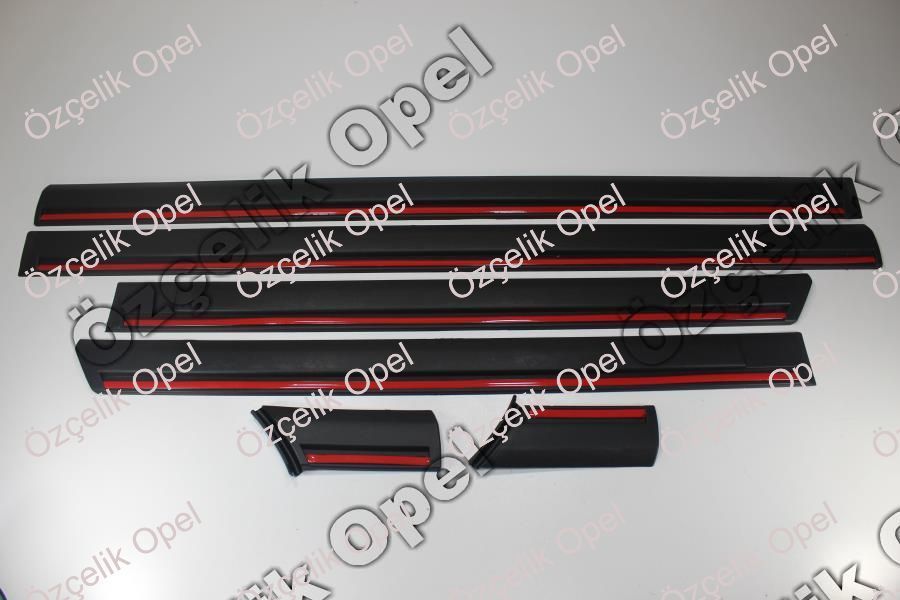 OPEL VECTRA A GT KAPI BANDI TAKIMI ( KIRMIZI ) - ÖZÇ MARKA