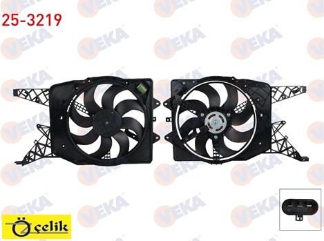 OPEL CORSA D 1.3 DİZEL FAN MOTORU - VEKA 1341399 - 25-3219 - 55703930