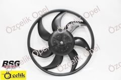 OPEL CORSA D RADYATÖR FAN MOTORU ( DAVLUMBAZ HARİÇ ) Z12XEP Z14XEP BSG MARKA 1341390 - 55702179 - BSG MARKA