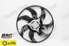 OPEL CORSA D RADYATÖR FAN MOTORU ( DAVLUMBAZ HARİÇ ) Z12XEP Z14XEP BSG MARKA 1341390 - 55702179 - BSG MARKA
