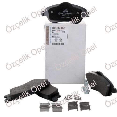 OPEL CORSA C ÖN FREN BALATASI - OPEL GM MARKA