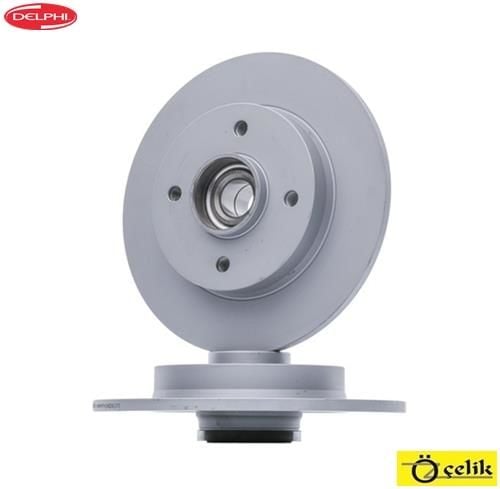 CITROEN C4 CACTUS ARKA FREN DİSK TAKIMI - DELPHI BG9410RSC - 1623835180