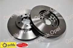 OPEL ASTRA H ÖN FREN DİSK TAKIMI 5 BİJON - DELPHİ MARKA 569060 - 9117678