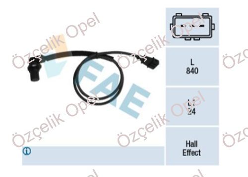 OPEL VECTRA B KRANK DEVİR SENSÖRÜ X20XE MOTOR FAE MARKA
