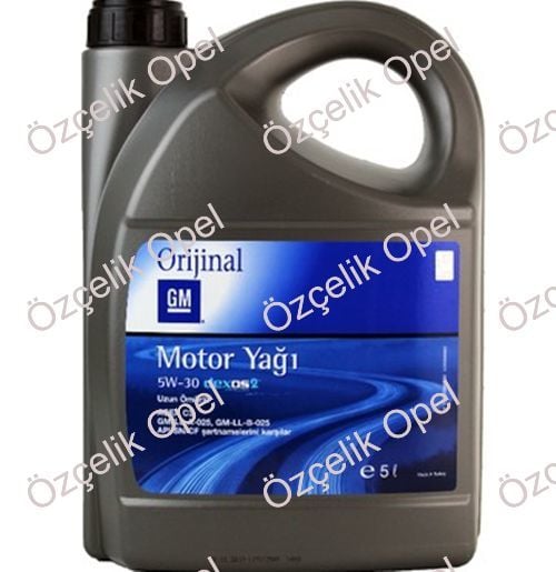 OPEL MOTOR YAĞI 5 LT 5/30 DEXOS 2 - GM MARKA