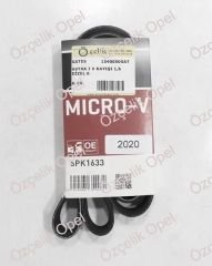 OPEL ASTRA J / ASTRA K / İNSİGNİA A / İNSİGNİA B / MOKKA / ZAFİRA C / MERİVA B V KAYIŞI 1,6 DİZEL 6PK 1635 - GATES MARKA 1340050 - 55571050 - GTS RDM1633KG