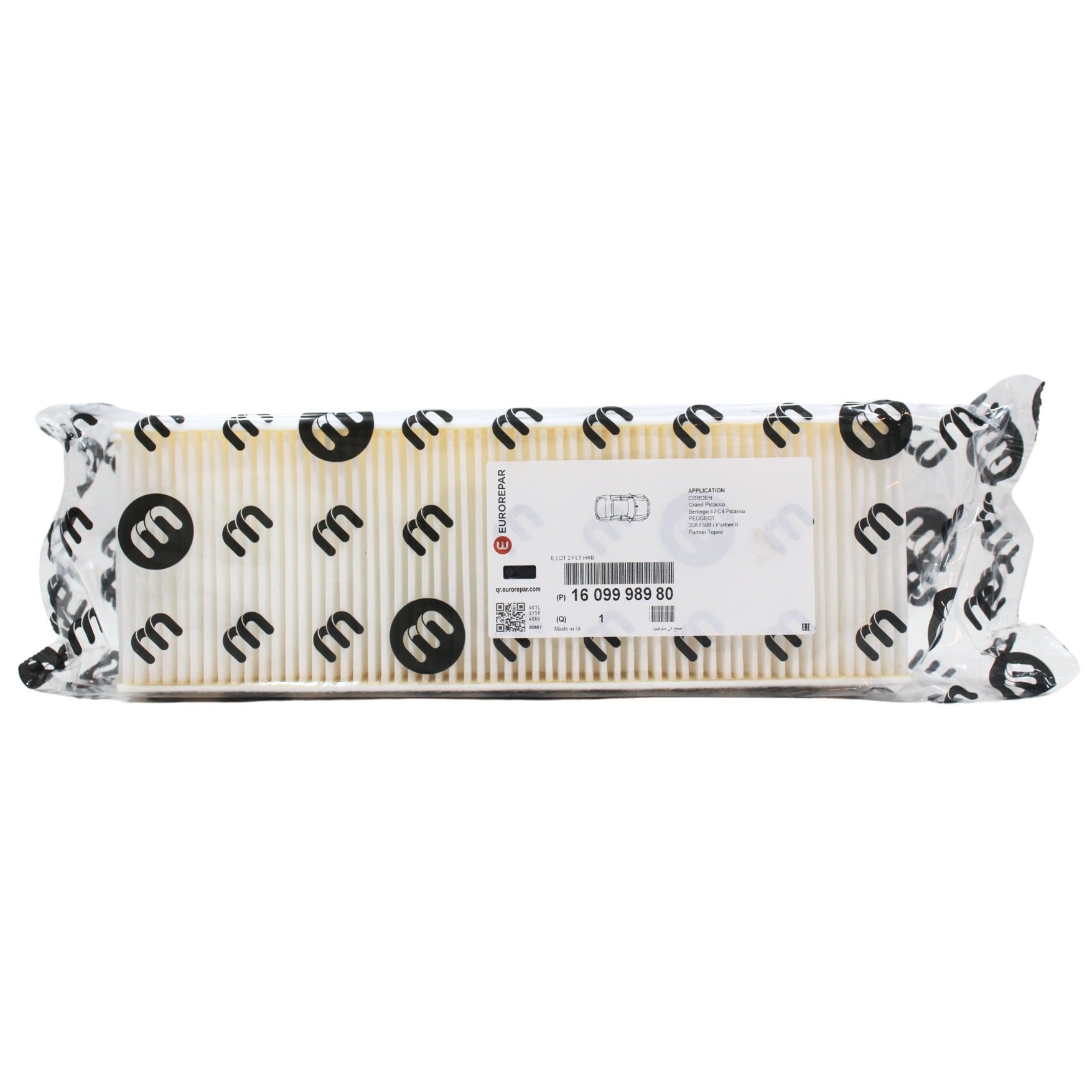 Citroen Berlingo Polen Filtresi - Eurorepar 1609998980