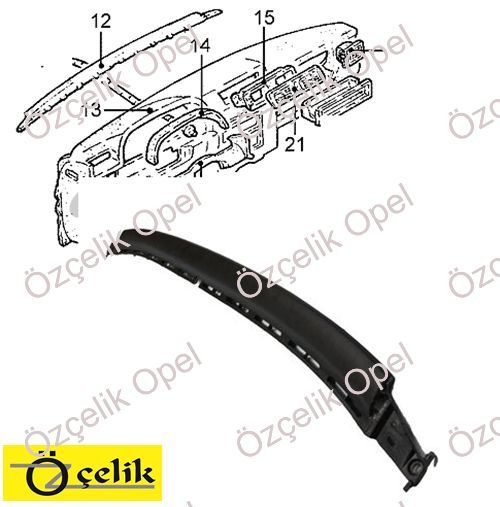 OPEL VECTRA A ÖN GÖGÜS IZGARASI - YAN SANAYİ