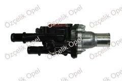 OPEL ASTRA H TERMOSTAT+GÖVDESİ KOMPLE A16LET - GM ORJİNAL