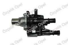OPEL ASTRA H TERMOSTAT+GÖVDESİ KOMPLE A16LET - GM ORJİNAL