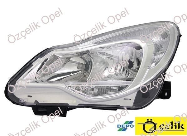 OPEL CORSA D FAR SOL KROM 2011 - DEPO MARKA 1216695