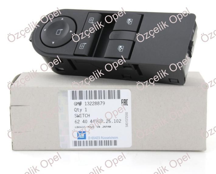 OPEL ASTRA H /ZAFİRA B - SOL ÖN CAM DÜĞMESİ 2Lİ - GM MARKA
